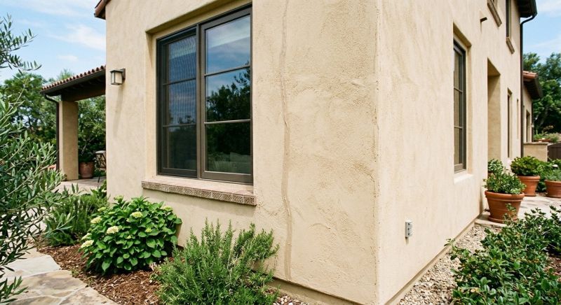 Cracked Stucco Repair in Santa Rosa, CA